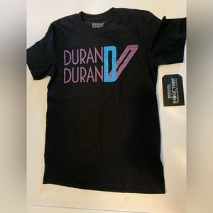 Duran Duran Double D Logo Official Tee T-Shirt Mens Unisex Size Small